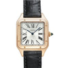 Cartier Santos Dumont bracelets en cuir Noir