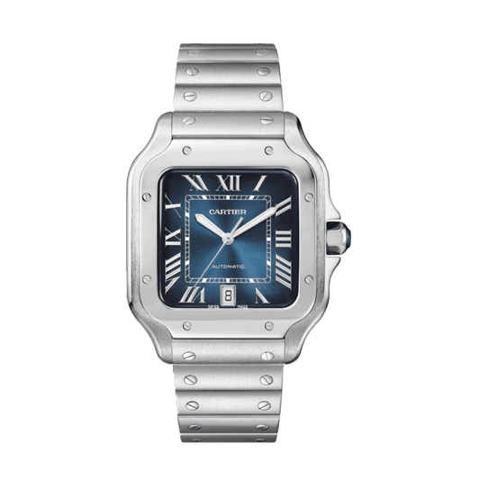 Cartier Montre Homme - Cart Santos Bleu